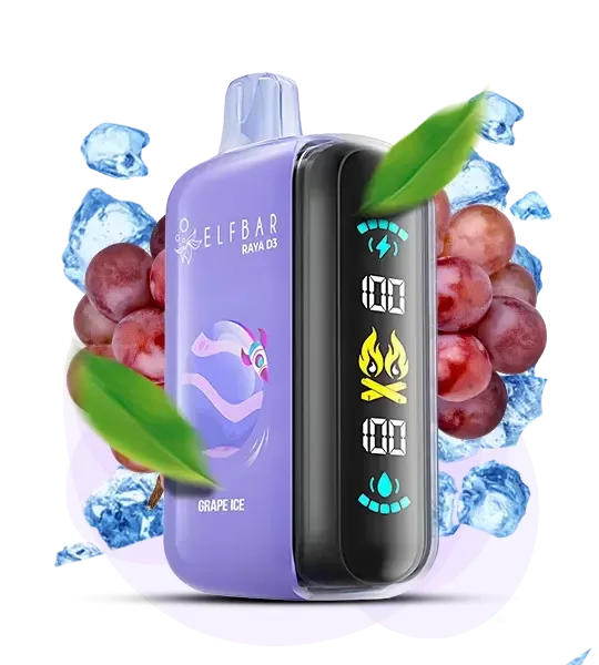 ELF BAR RAYA – GRAPE ICE