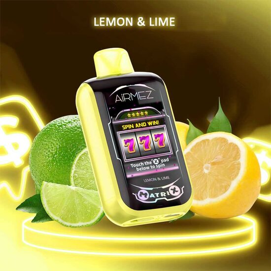Airmez Matrix Pro 30000 Puffs - Lemon & Lime