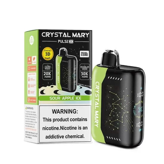 Crystal Mary Pulse X - Sour Apple ice
