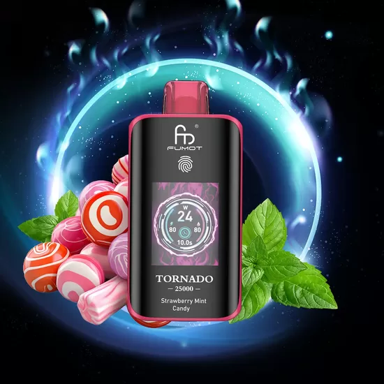 Fumot Tornado 25K - Strawberry Mint Candy