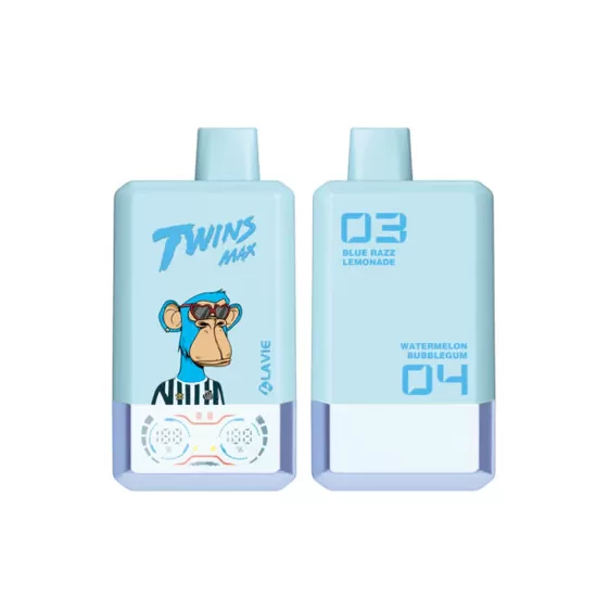 Lavie Twins Max 70000 Puffs - Blue Razz Lemonade & Watermelon Bubblegum