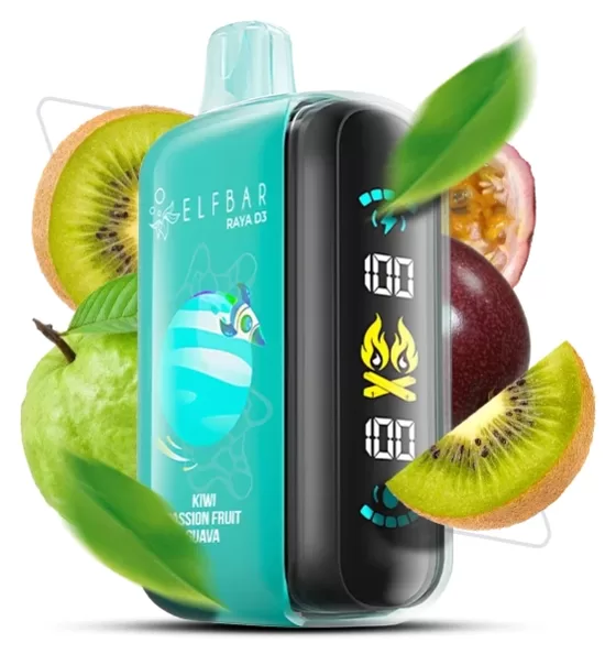 ELF BAR RAYA – KIWI PASSION FRUIT GUAVA