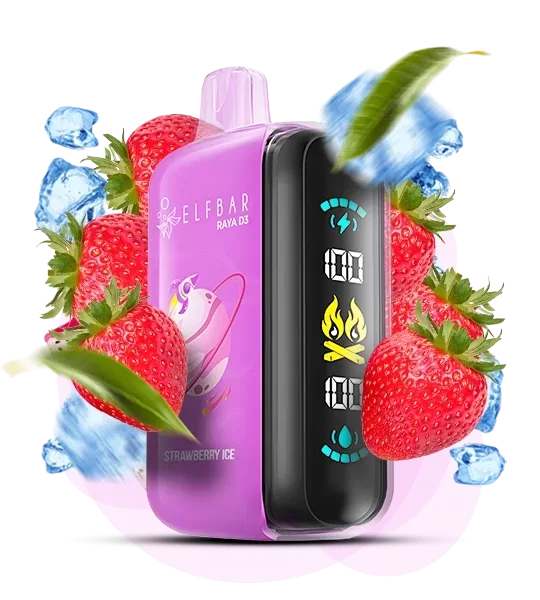 ELF BAR RAYA – STRAWBERRY ICE