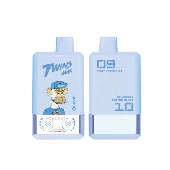 Lavie Twins Max 70000 Puffs - Fizzy Cherry Ice & Blue Berry Cotton Candy