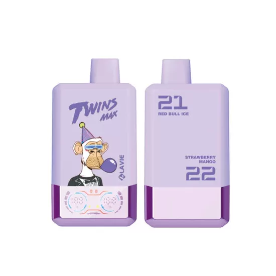 Lavie Twins Max 70000 Puffs - Red Bull Ice & Strawberry Mango